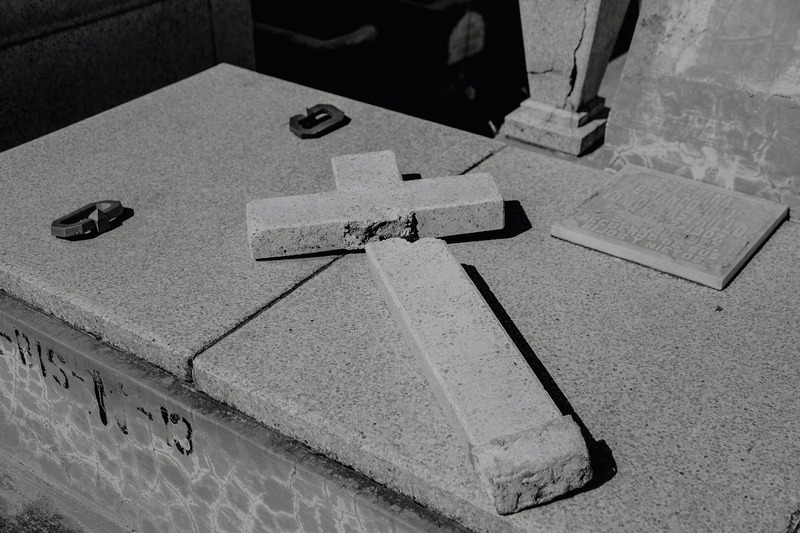 Vandalized Cemetery