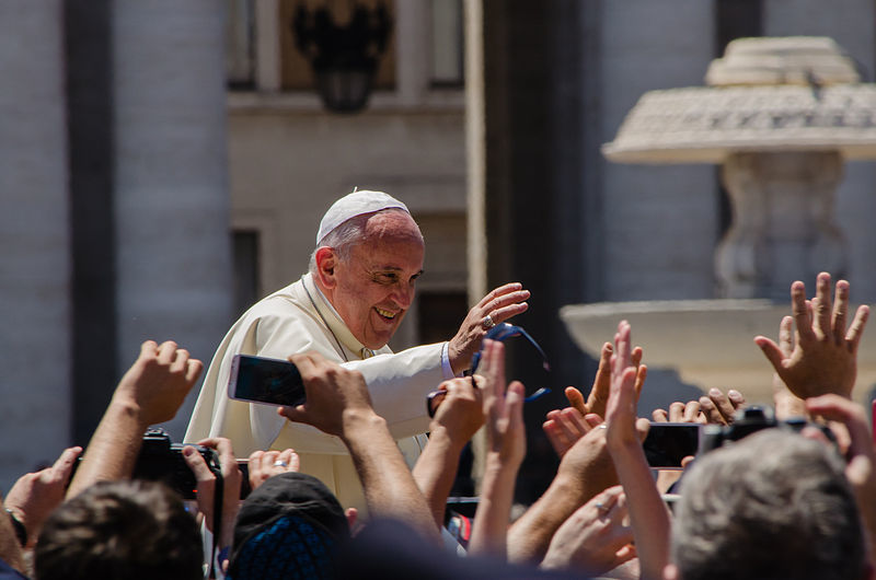 Pope Francis, File, ten youths