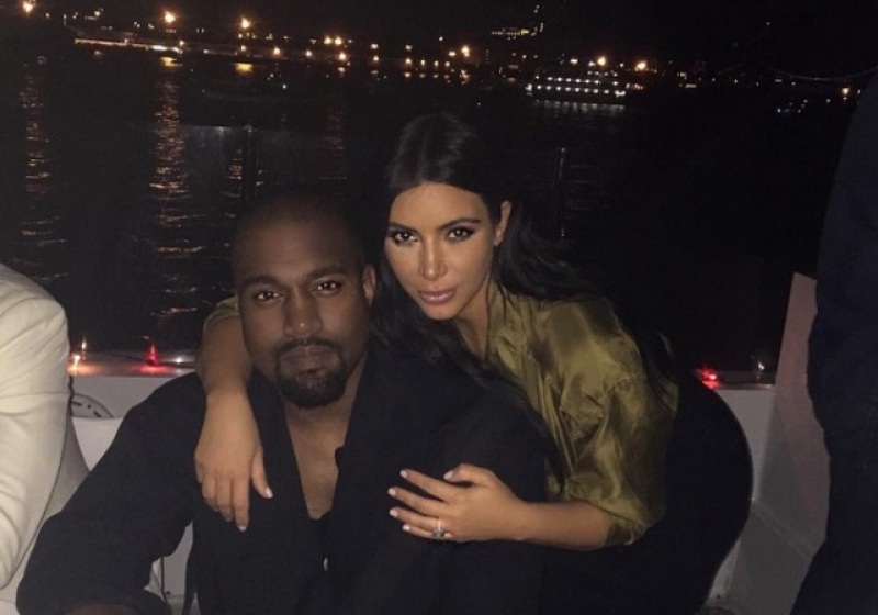 Kim Kardashian and Kanye West