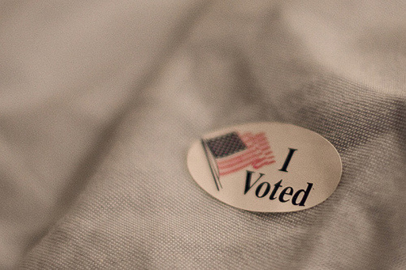 Vote sticker