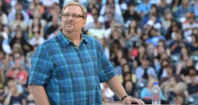 ? Rick Warren's Facebook Capture