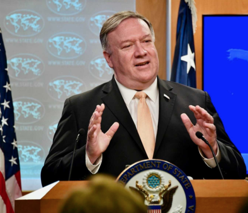 Secretary of State Mike Pompeo persisted in his criticism of China on Wednesday