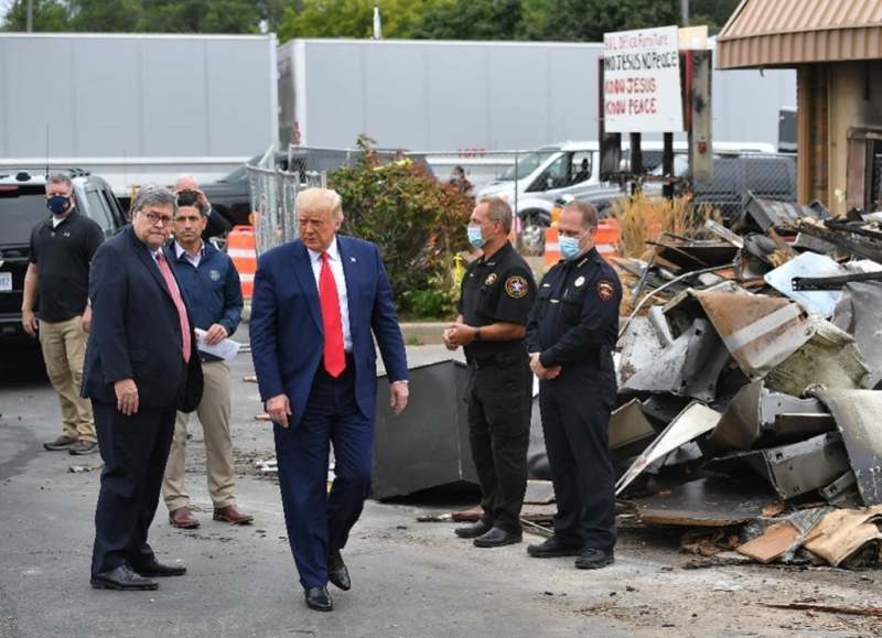 President Trump in Kenosha