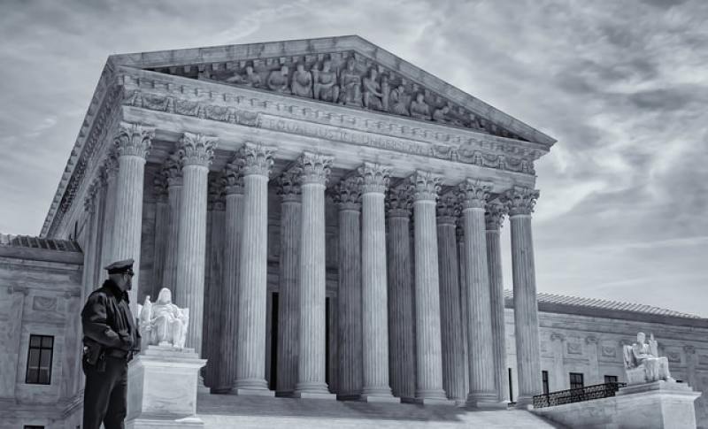 Supreme Court building in Washington