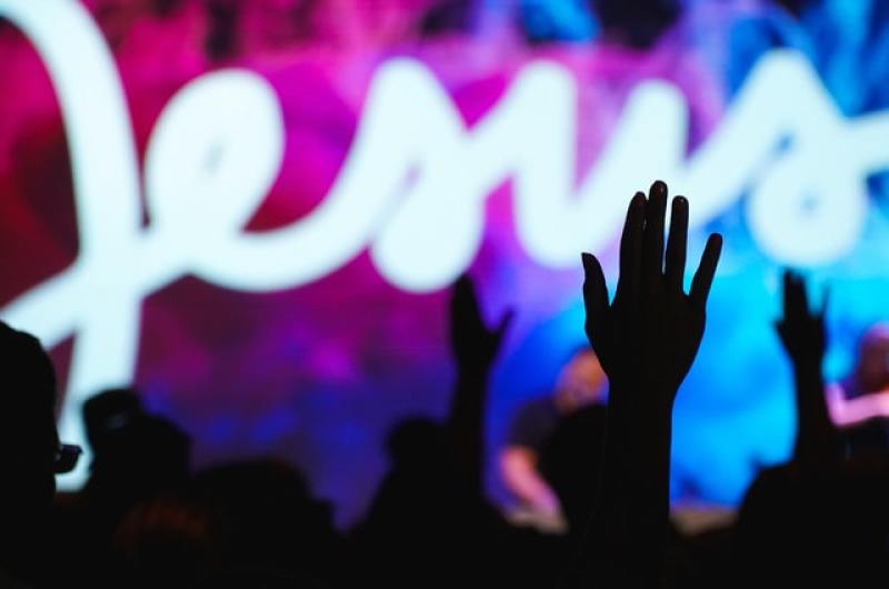 Christians worshiping Jesus Christ the Lord