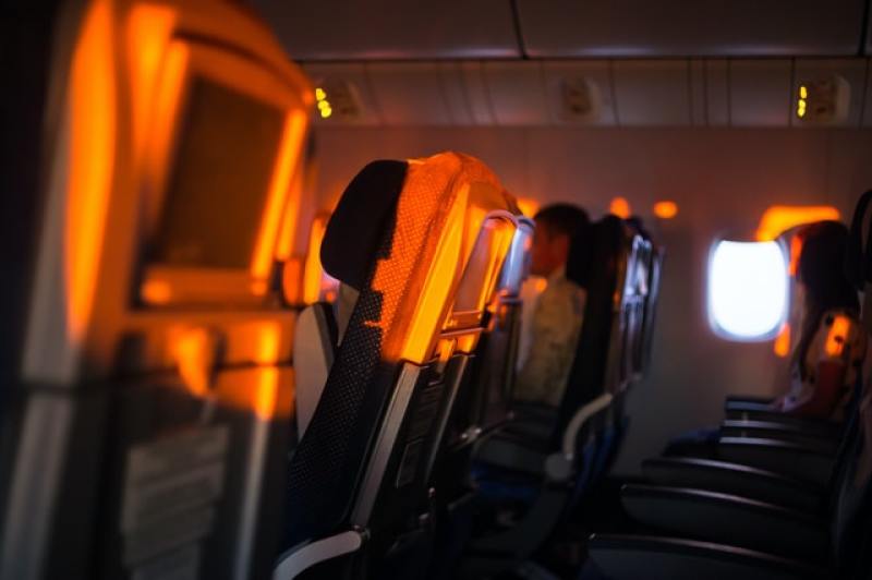 airplane cabin seats