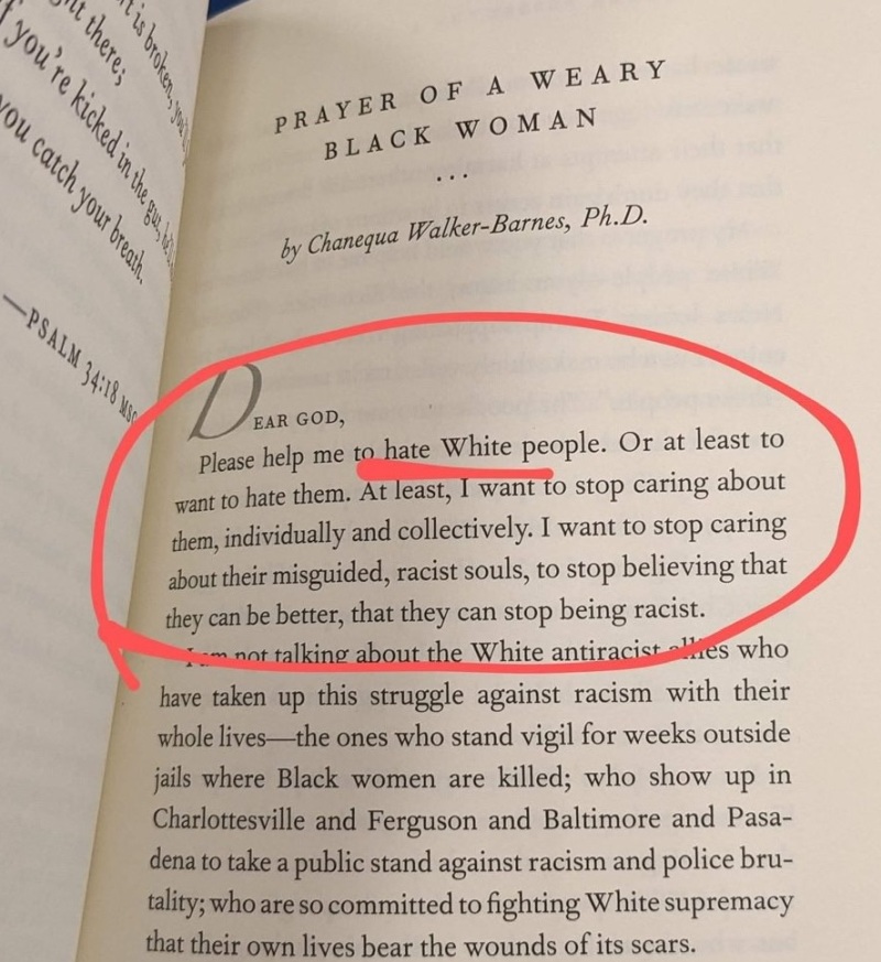 Opening lines to Walker-Barnes' prayer