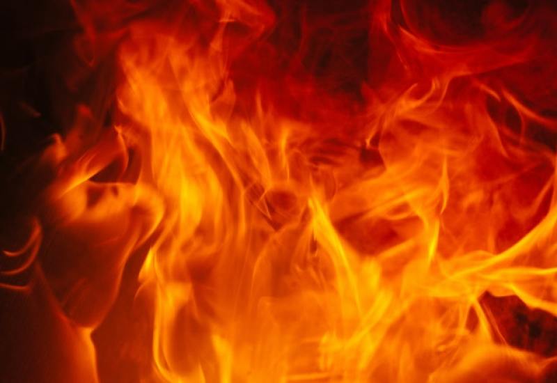 burning fire flame