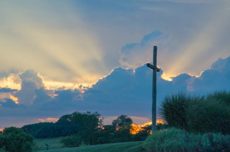 cross and light